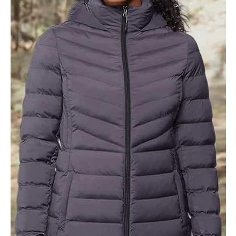 32 Degrees Blue Gray Puffer Jacket Small